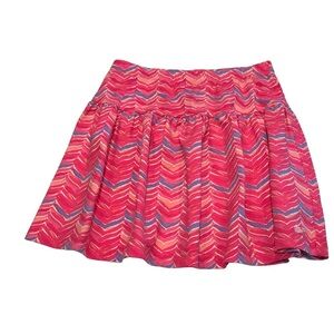 Vineyard Vines Girls Large 14 Watercolor Whaletail Print Skirt Pink Sherbet